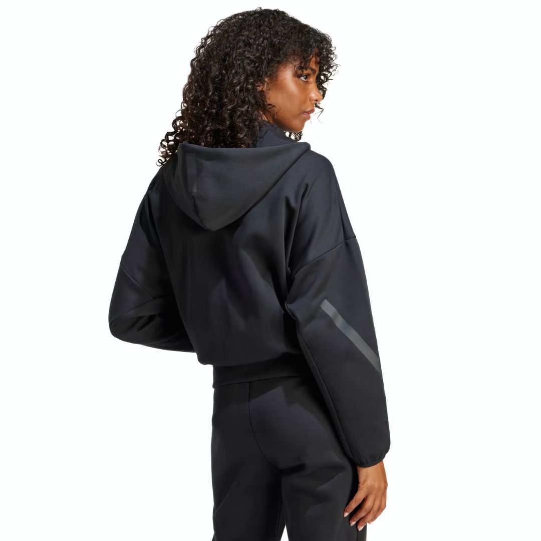 Adidas Felpa Full-Zip Z.N.E. – Black - immagine 4