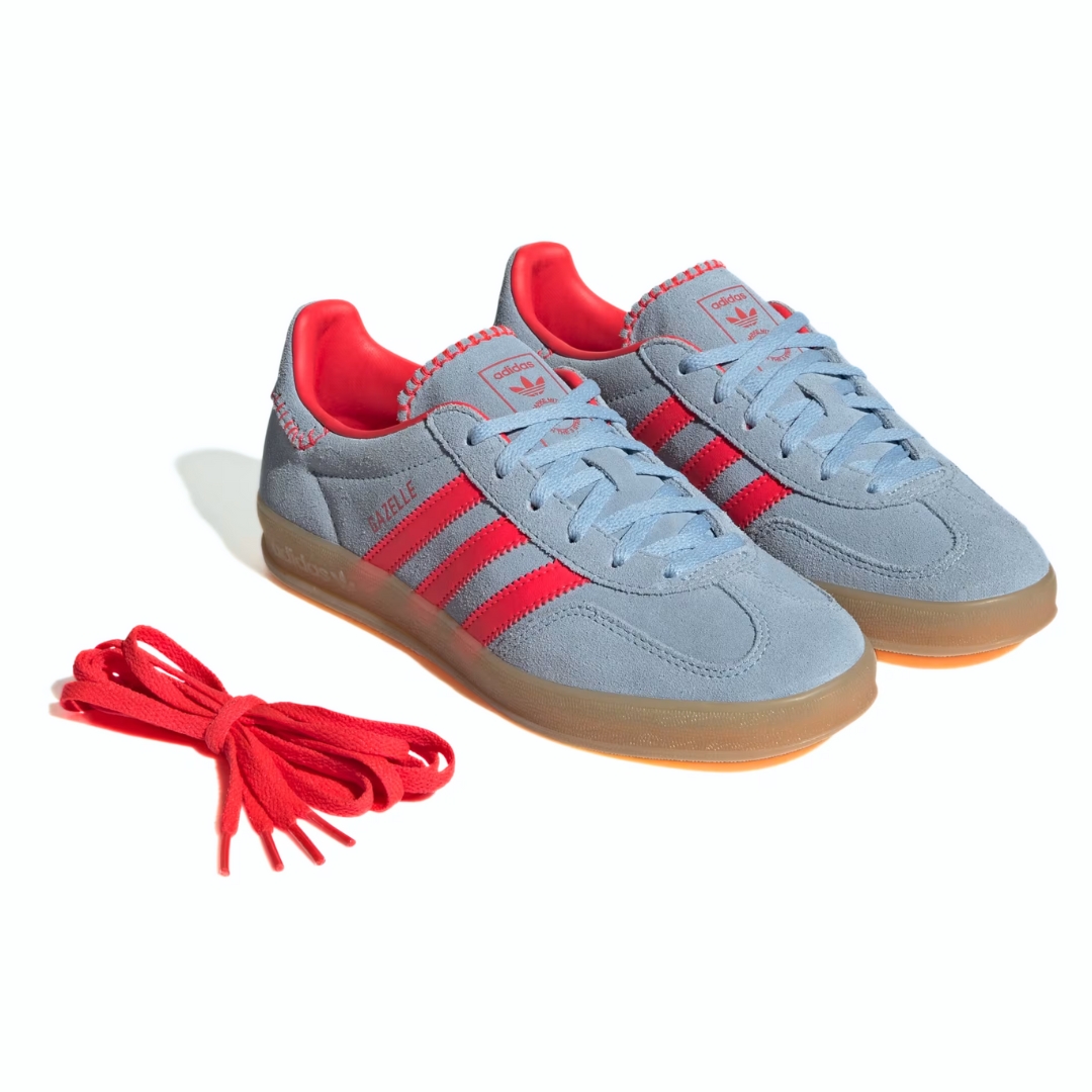 Adidas Gazelle Indoor W – Lucid Red/Clear Sky - immagine 2