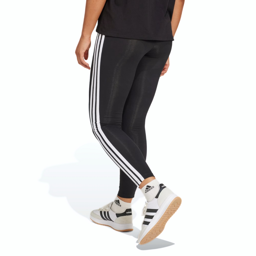 Adidas Leggings Essentials 3-Stripes – Black/White - immagine 4