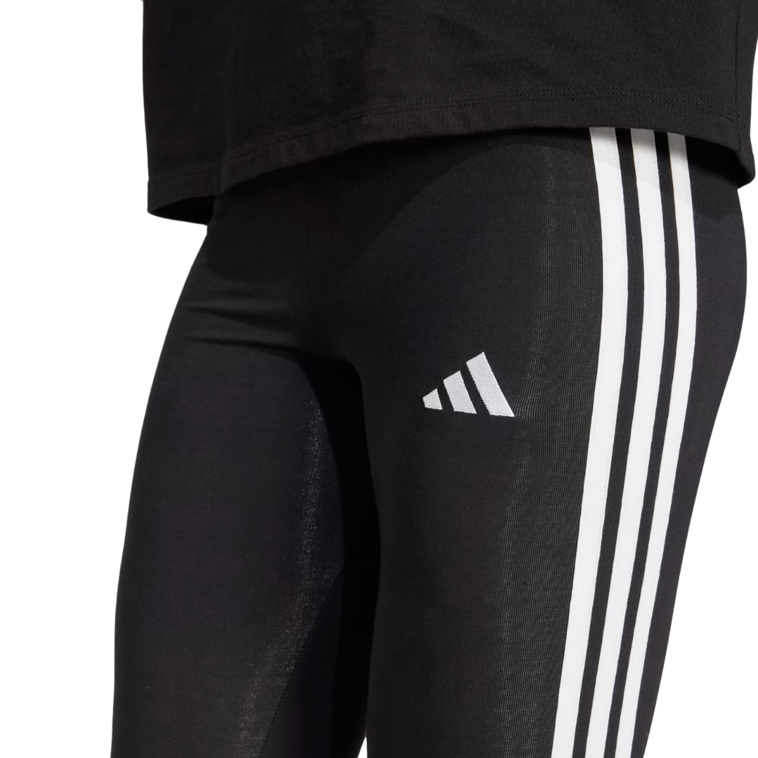 Adidas Leggings Essentials 3-Stripes – Black/White - immagine 6