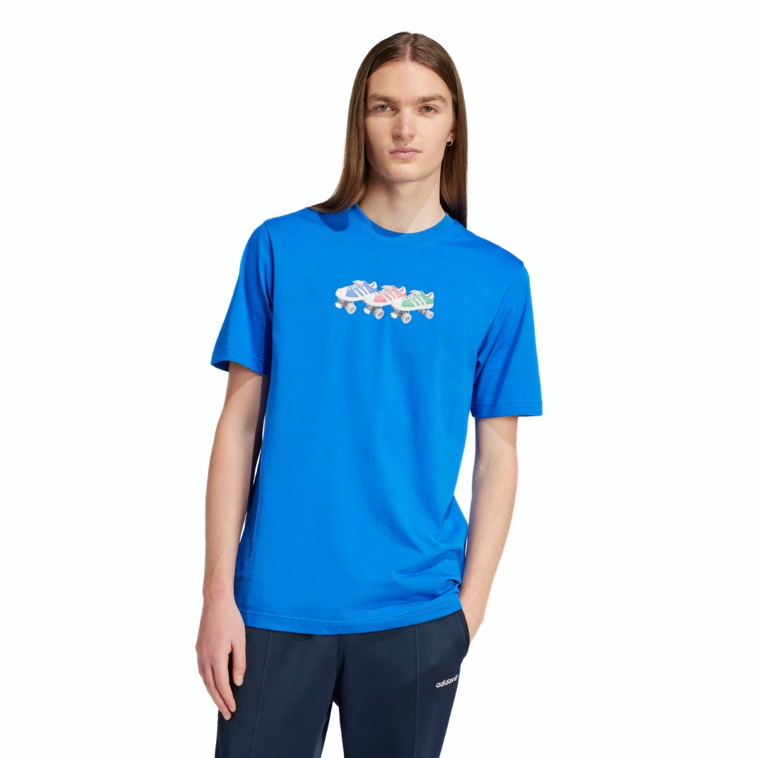 Adidas Originals T-Shirt Roller – Blue - immagine 2