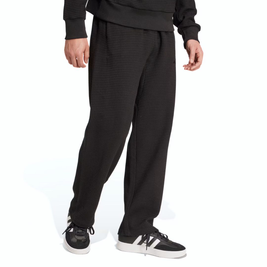 Adidas Pantalone ALL SZN Waffle Knit – Black - immagine 3