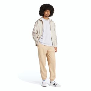 Adidas Pantaloni 3-Stripes In Fleece – Magic Beige