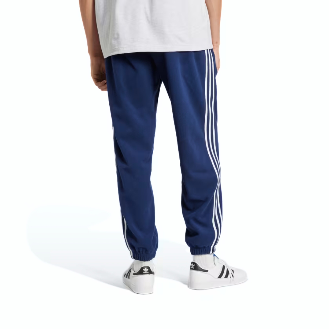 Adidas Pantaloni 3-Stripes In Fleece – Night Indico - immagine 3
