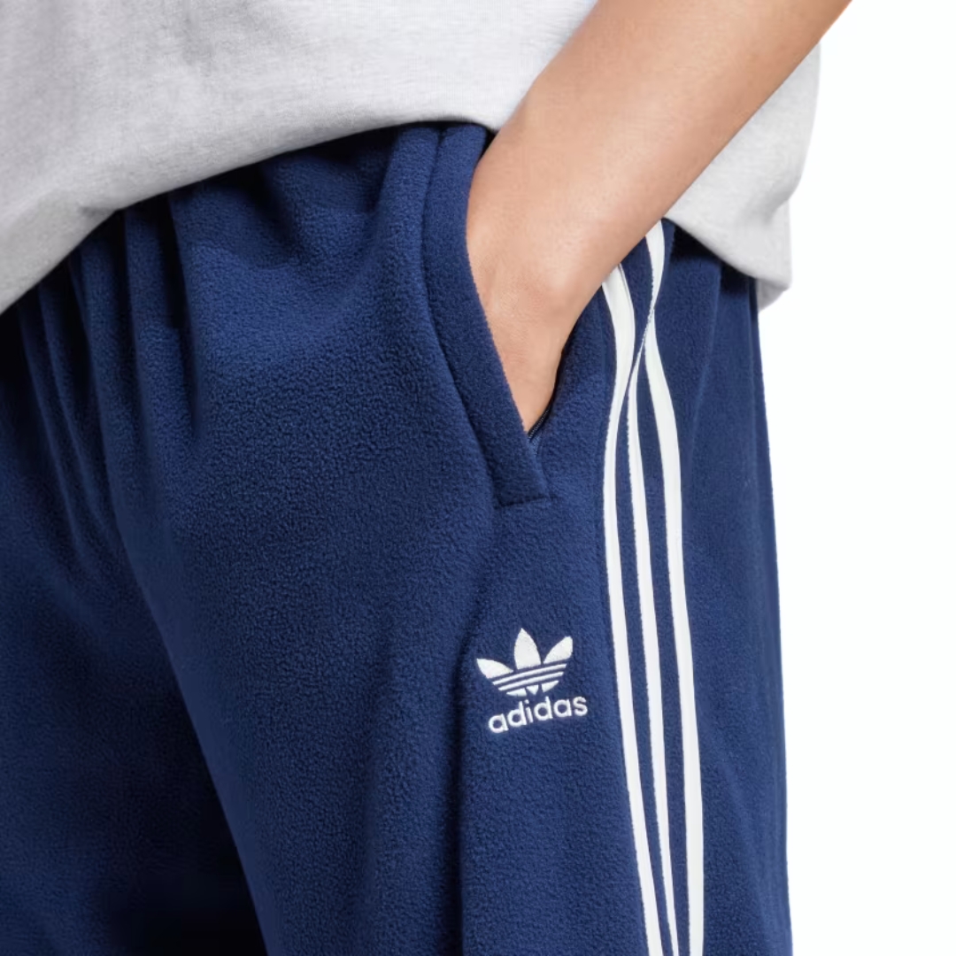 Adidas Pantaloni 3-Stripes In Fleece – Night Indico - immagine 5