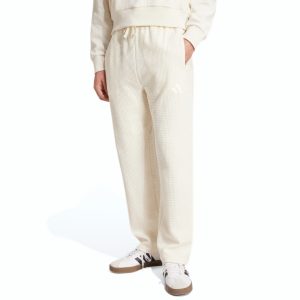 Adidas Pantaloni ALL SZN Waffle Knit Open Hem – Off White
