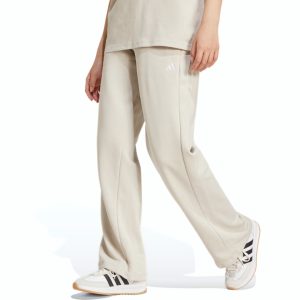 Adidas Pantaloni Small Logo Feel Cozy Open-Hem – Alumina/White