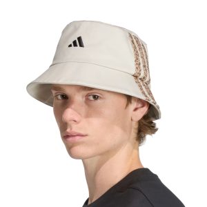 Adidas Sportswear Cappello Da Pescatore Con Grafica Leopardata 3-Stripes – Beige/Black