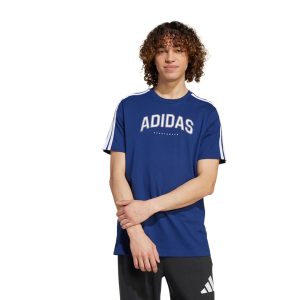 Adidas T-Shirt Collegiate Graphic – Dark Blue