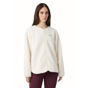 Fila CASSIANO Giacca Teddy In Pile – Egret