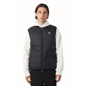 Fila MILANO Gilet Leggero Reversibile – Black