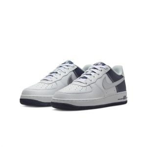 Nike Air Force 1 LV8 (gs) – White/Midnight Navy/Pure Platinum/Metallic Silver