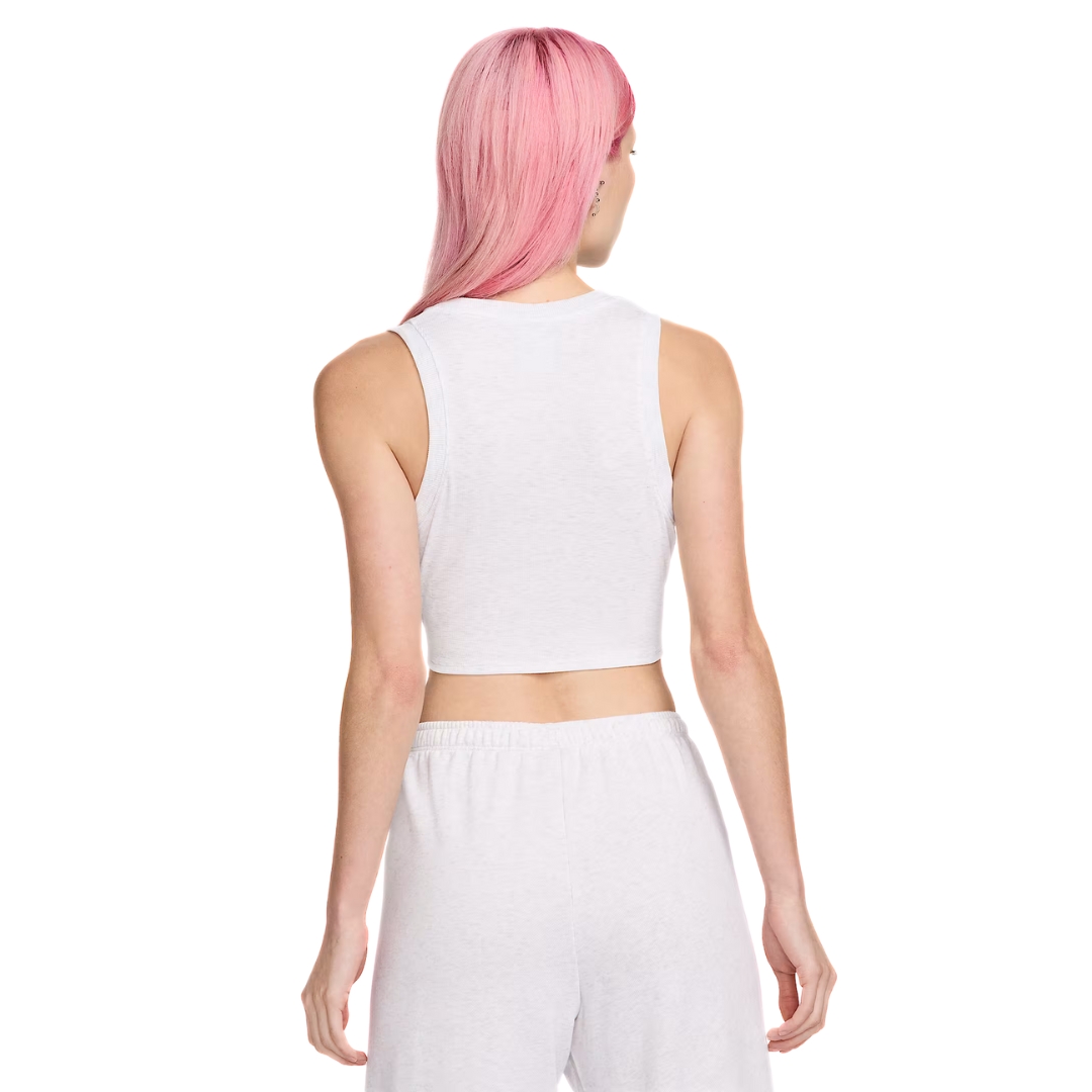 Nike Sportswear Canotta Crop Aderente – Birch Heather/Light Orewood Brown - immagine 4