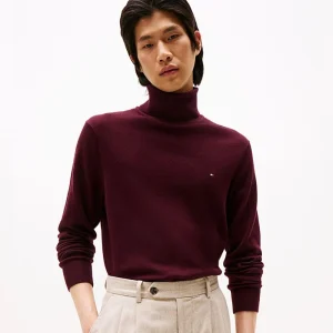 Tommy Hilfiger Pullover con cashmere e collo dolcevita da uomo MW0MW28048