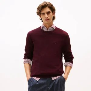 Tommy Hilfiger pullover tramato da uomo MW0MW36347