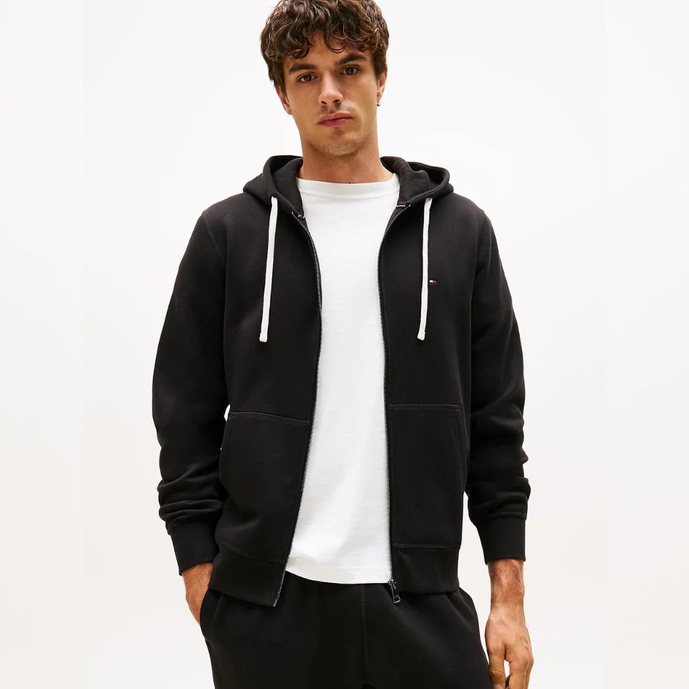 Tommy Hilfiger Felpa con zip da uomo MW0MW37234 - immagine 2