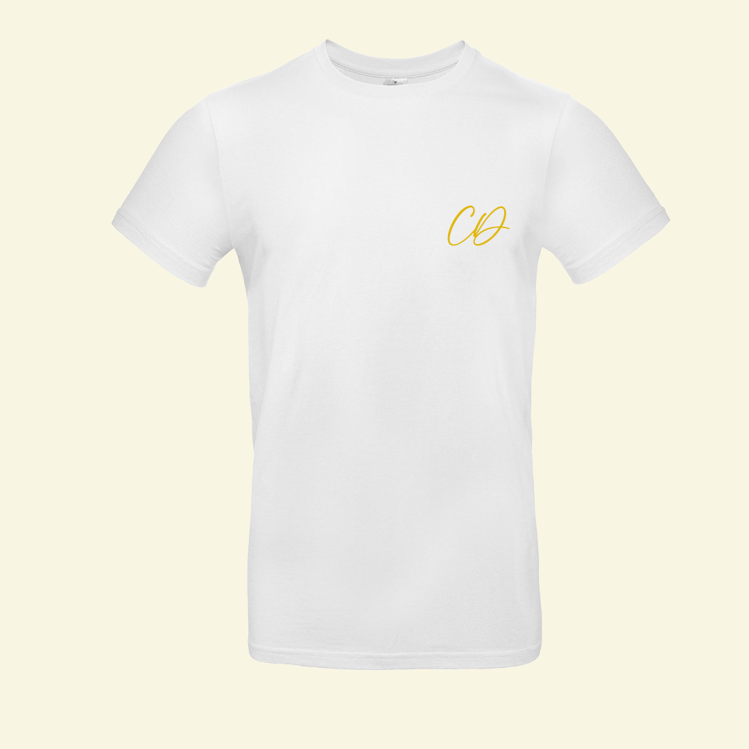 T-shirt personalizzata con ricamo iniziali