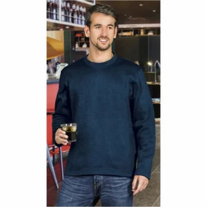Vamux Valento | Felpa Girocollo Uomo | Tessuto Tecnico | 100% Poliestere | 250 gr/m2