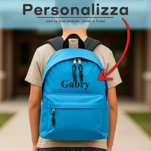 Zaino Scuola - Celeste