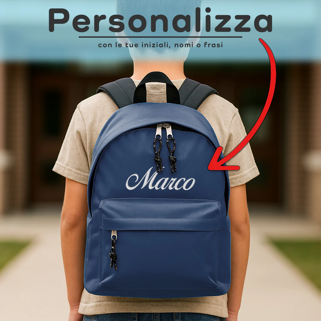 Zaino Scuola - Blu - immagine 2