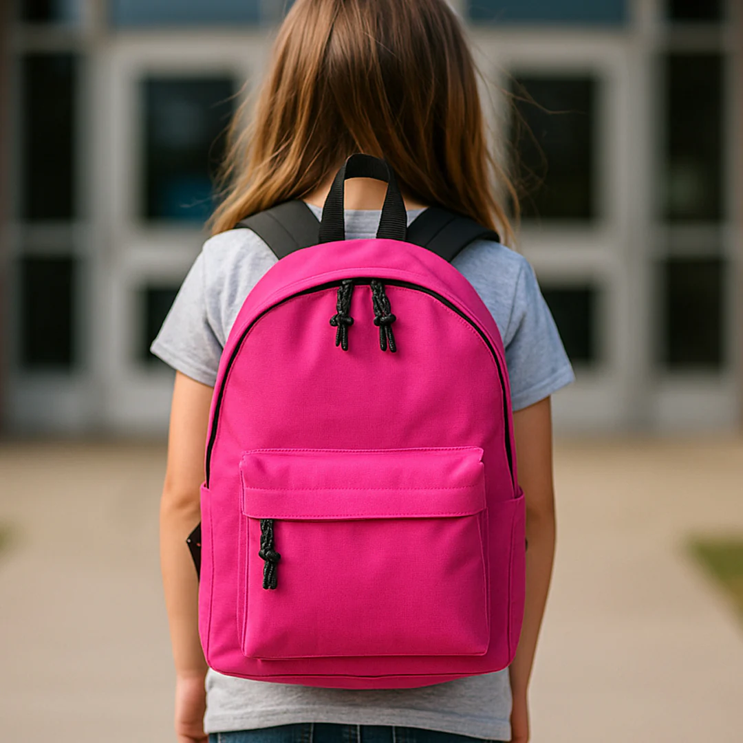 Zaino Scuola - Fucsia - immagine 3