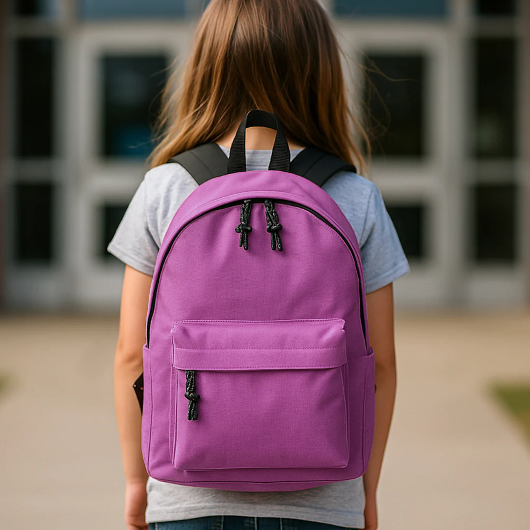 Zaino Scuola - Lilla - immagine 3