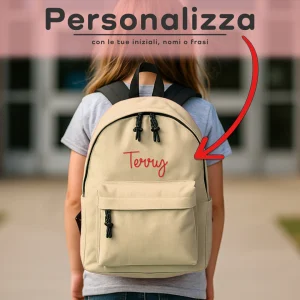 Zaino Scuola - Beige
