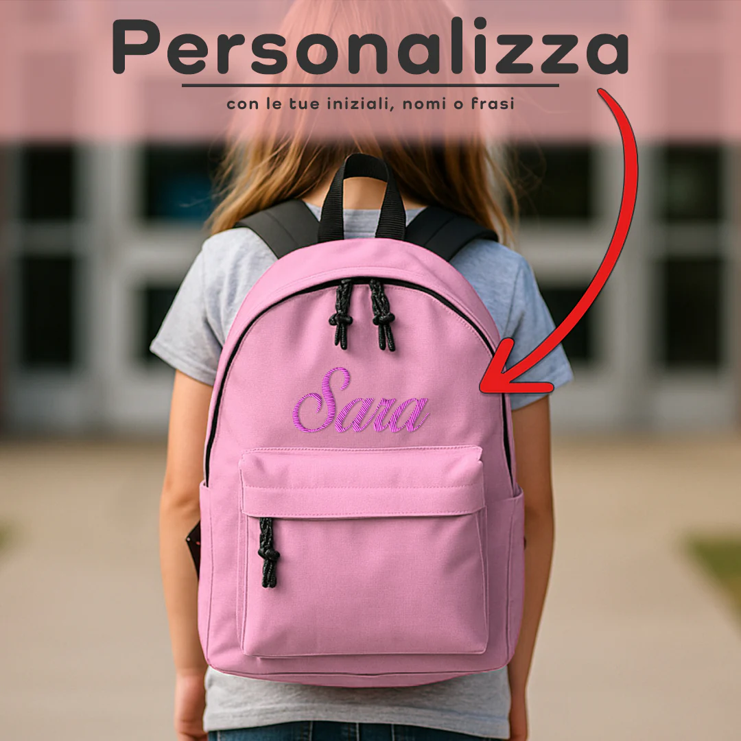 Zaino Scuola - Rosa - immagine 2
