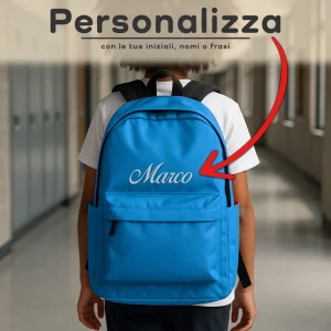 Zaino Scuola Big- Celeste