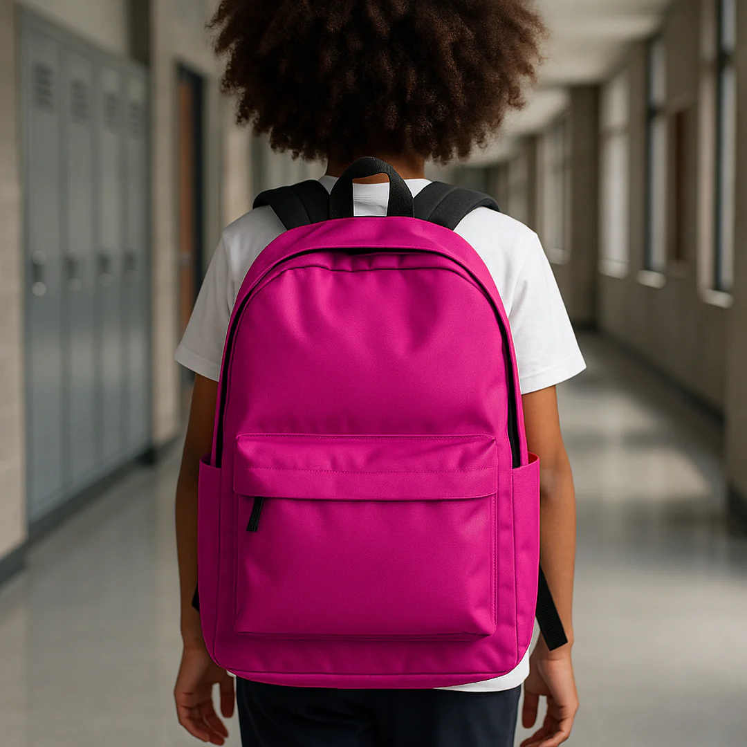 Zaino Scuola Big- Fucsia - immagine 3