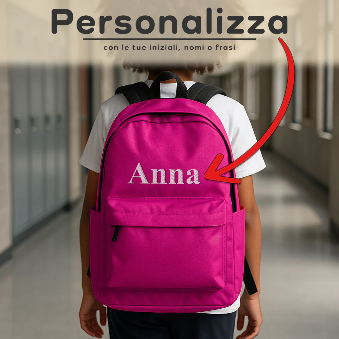 Zaino Scuola Big- Fucsia - immagine 2