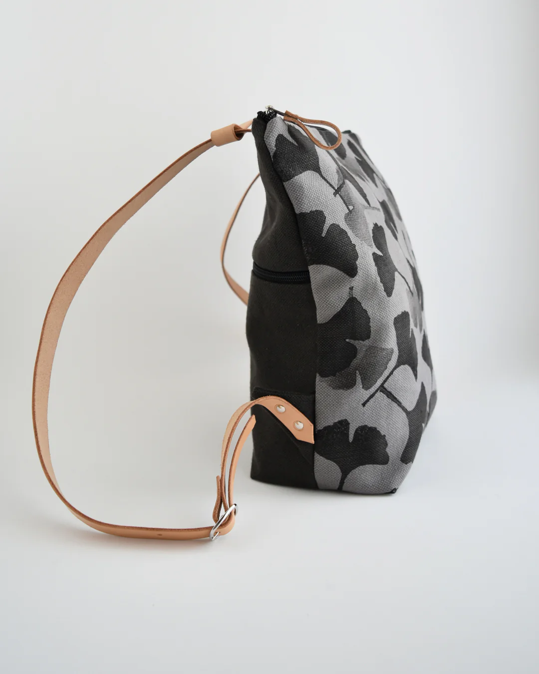 Zaino borsa CACTUS grigio azzurrino gingko - immagine 4