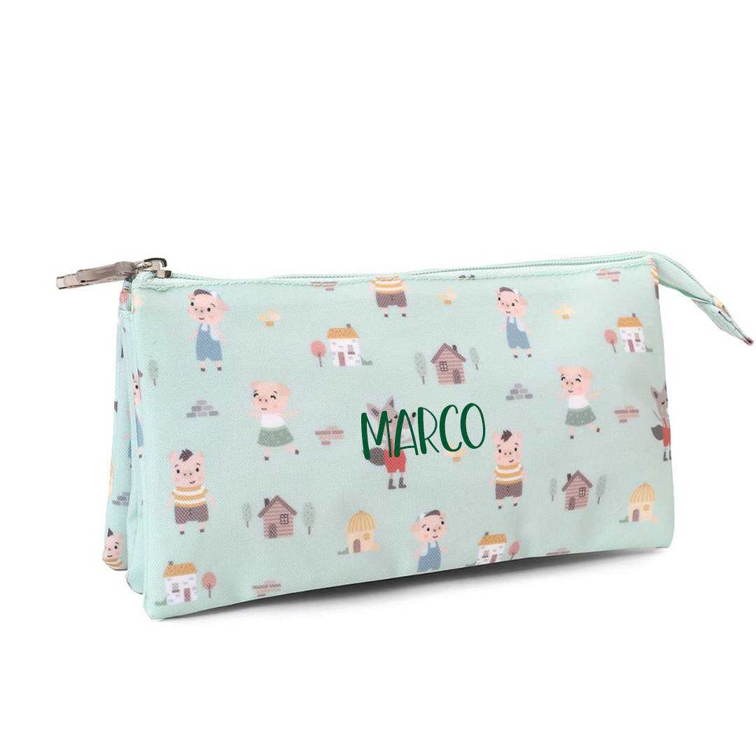 Astuccio scuola-asilo tre tasche tutete - immagine 2