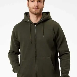 BS333 Vega Uomo Bs | Felpa Uomo con Cappuccio | con Zip | con Tasche | 280gr/m2