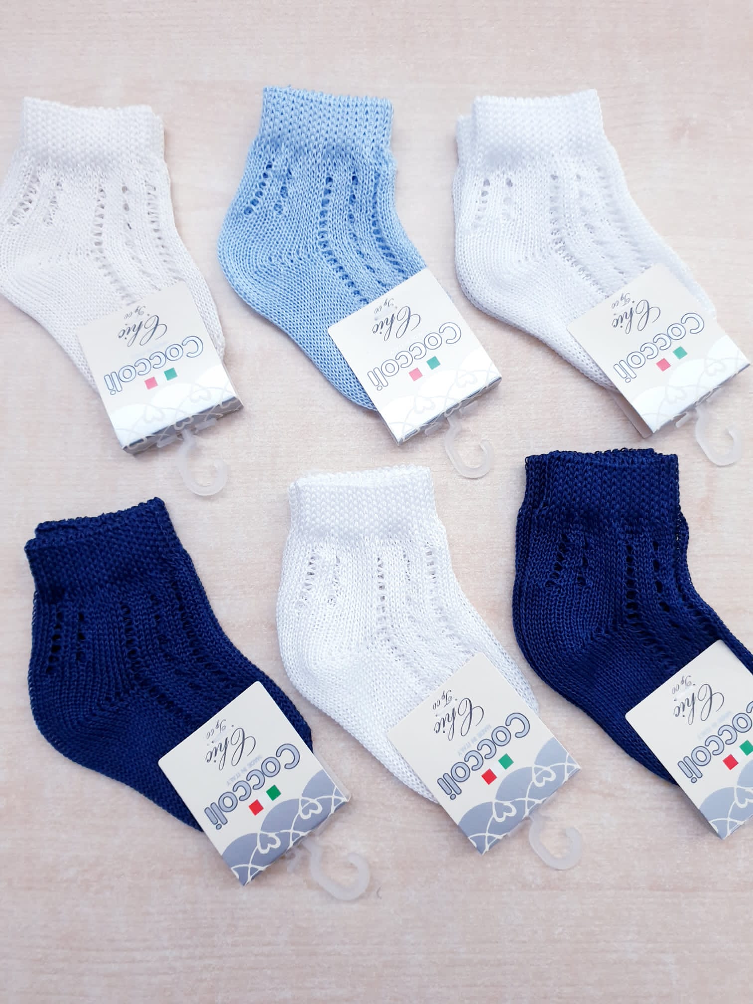 Calza traforata neonato bambino - immagine 4