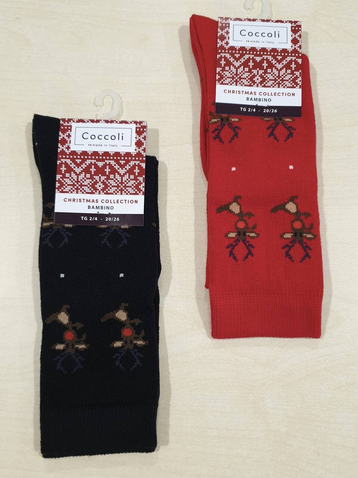 Calzini natalizi bambini unisex