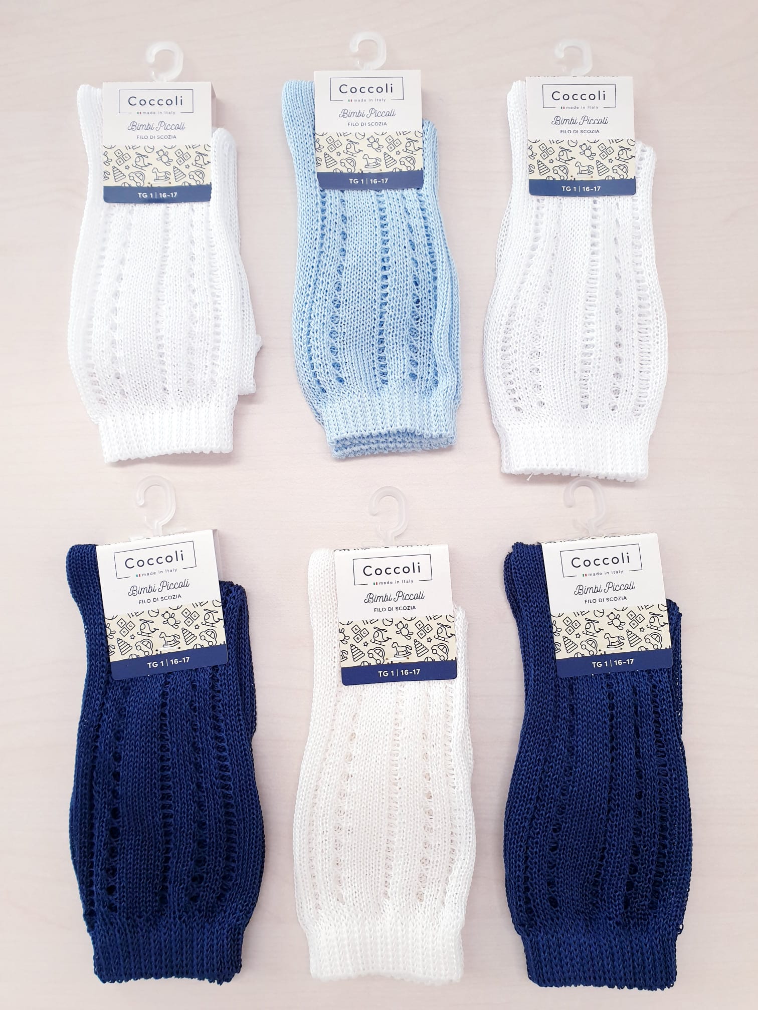 Calza traforata neonato bambino - immagine 3