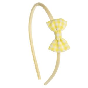 Cerchietto con fiocco vichy Siena Accessori