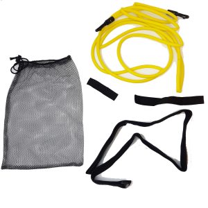 ELASTICO CORTO IN LATTICE PER NUOTO STAZIONARIO CON CINTURA (per utilizzo in acqua)