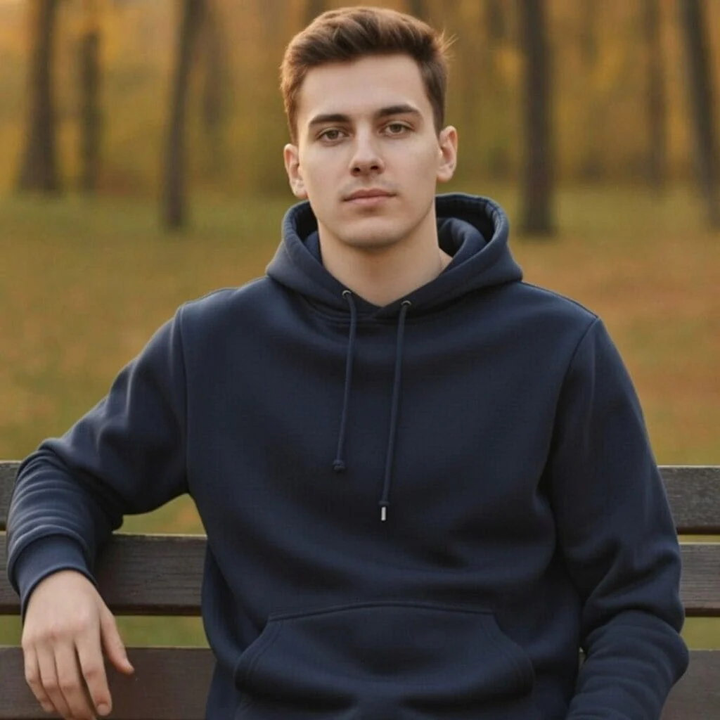 Felpa con Cappuccio con RITRATTO - immagine 5