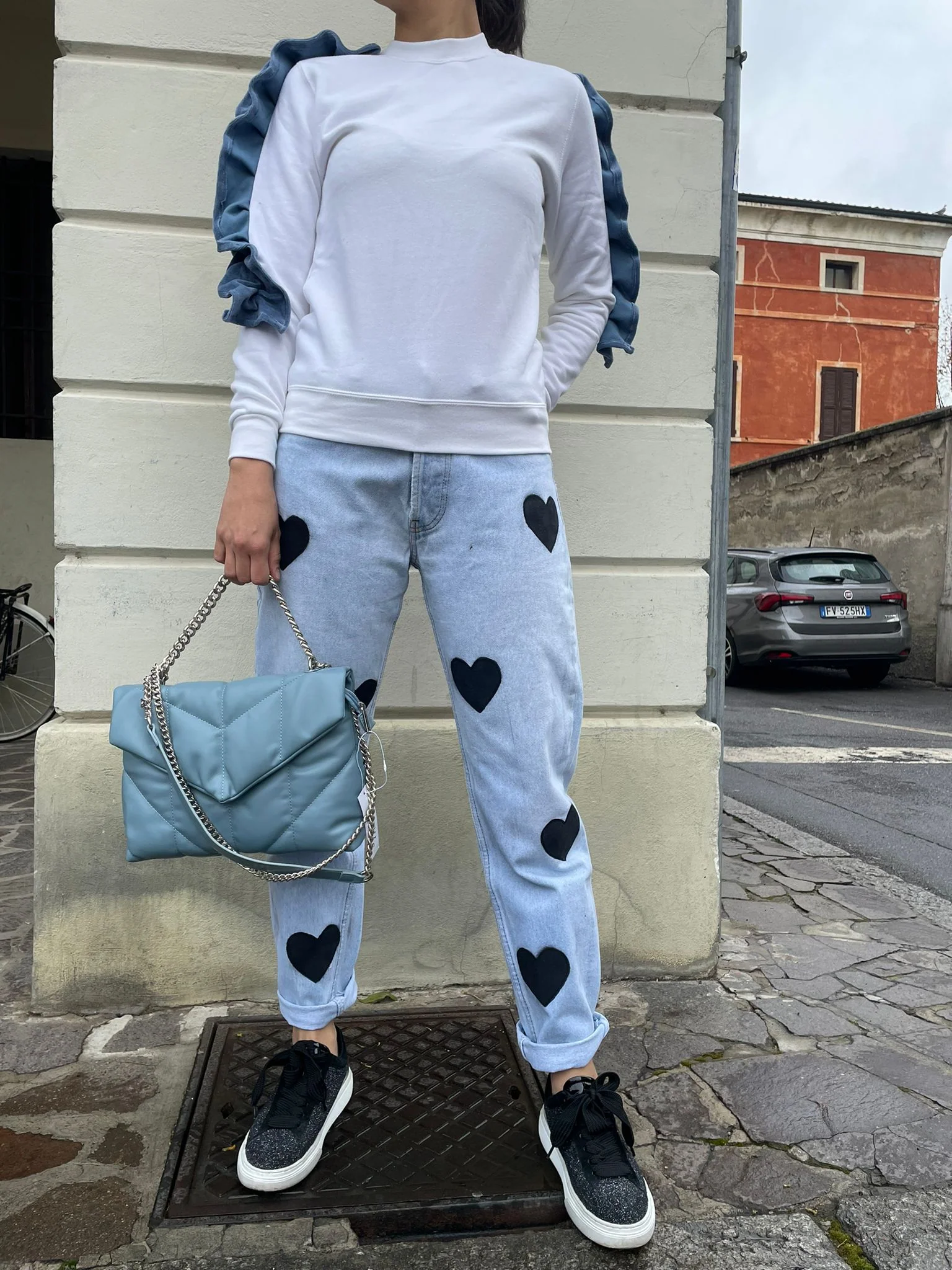 FELPA CON ROUGE - ROSA - immagine 4