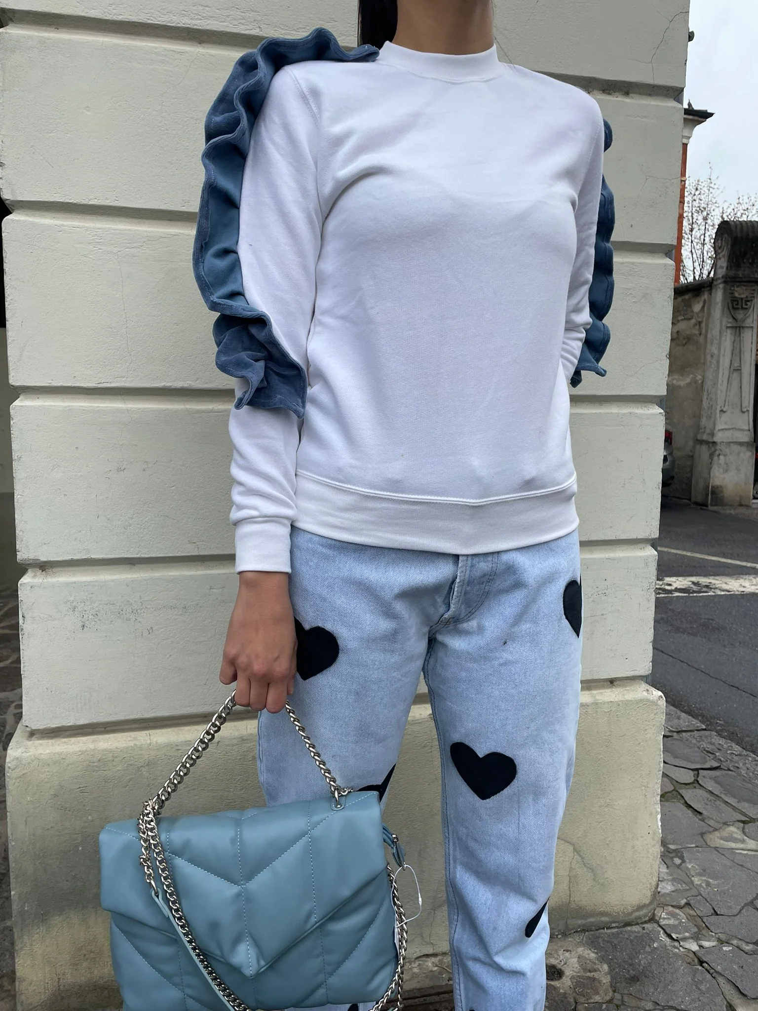 FELPA CON ROUGE - ROSA - immagine 5