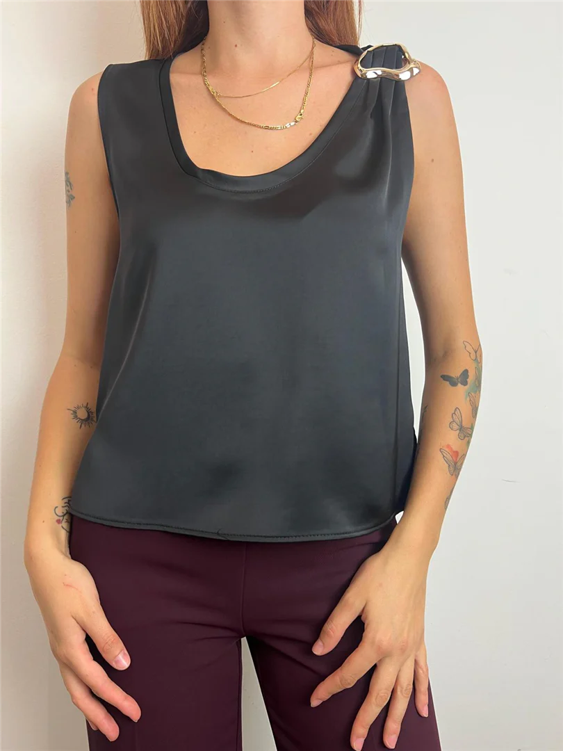 Canotta Con Applicazione Sulla Spallina - Imperial cod. RIM0KBA - immagine 9