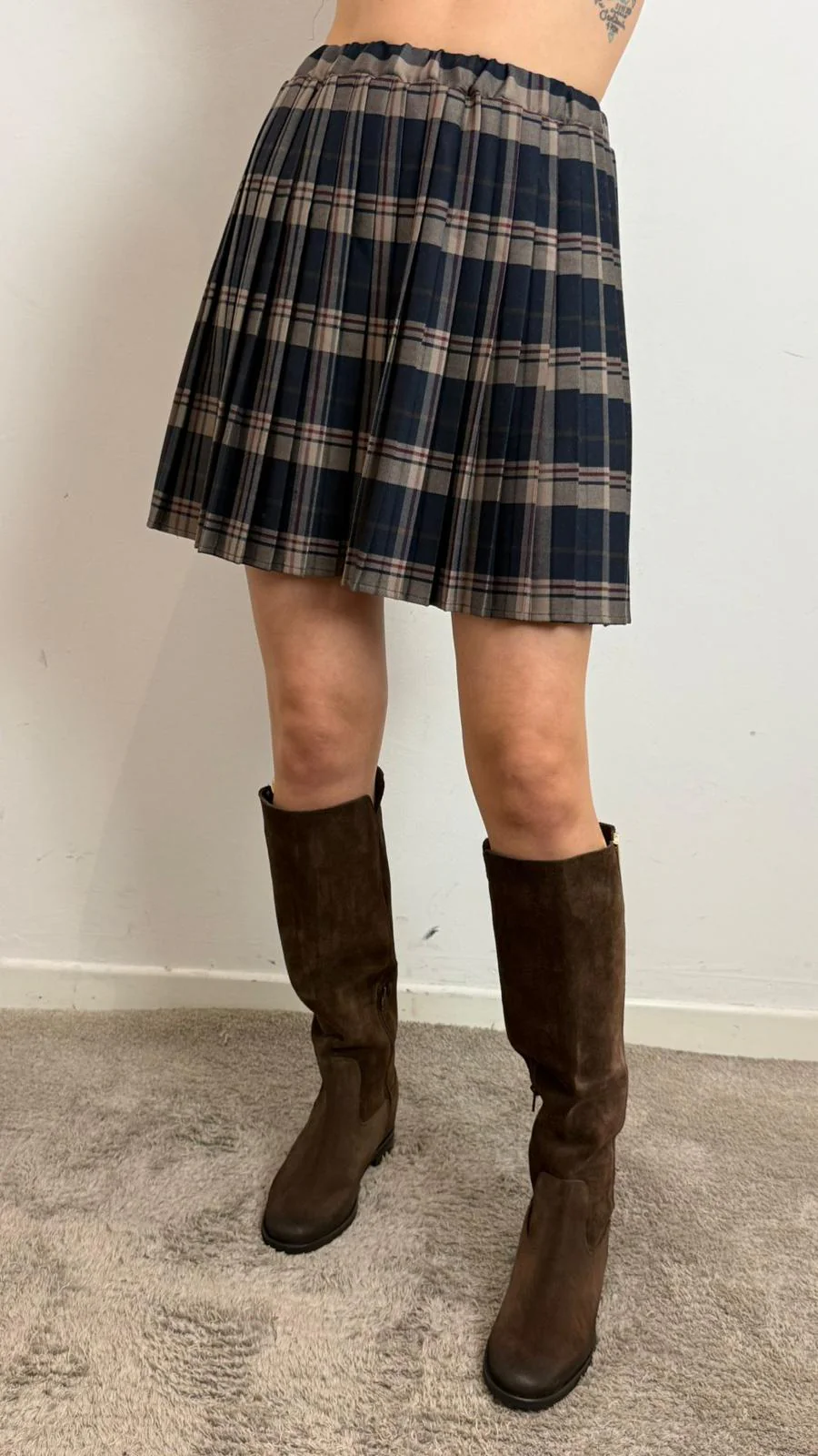 Gonna Mini Plissè Fantasia Tartan - Vicolo cod. TF2143 - immagine 6