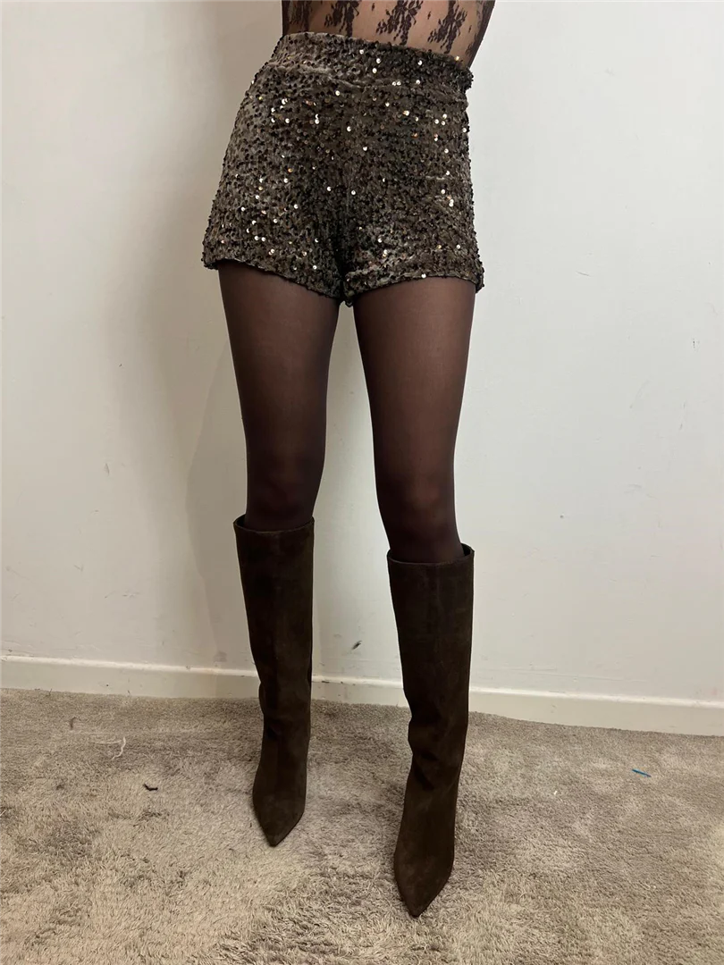 Coulotte In Ciniglia Con Paillettes - Haveone cod. PJK_P318 - immagine 6