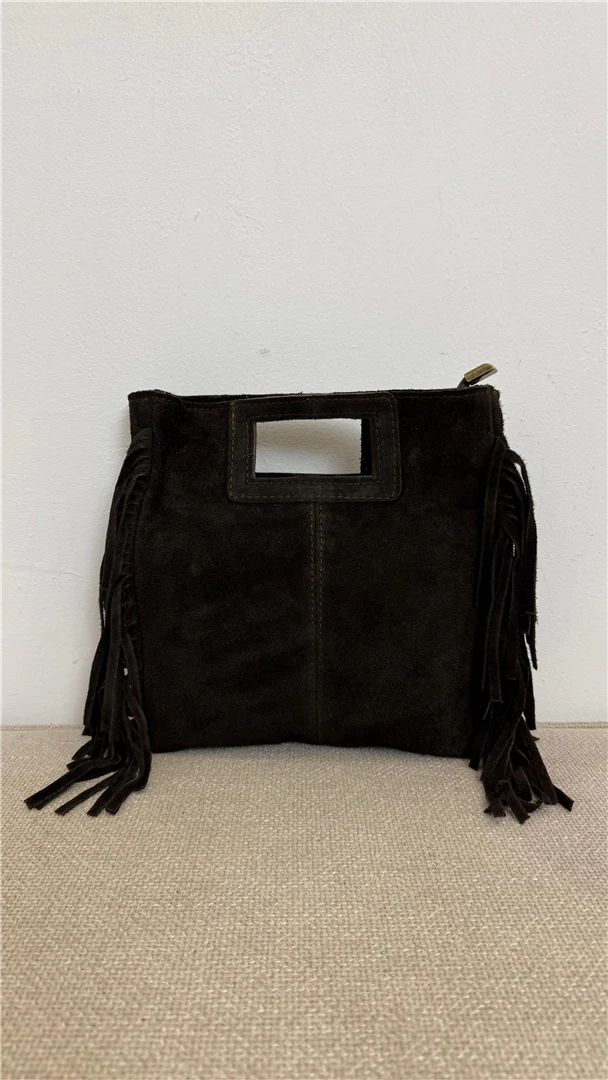 Borsa A Mano Con Tracolla E Frange Laterali, Lung. Cm 23 H. Cm 26 - Divisione Chickster's cod. M3597 - immagine 5