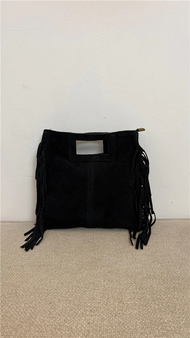 Borsa A Mano Con Tracolla E Frange Laterali, Lung. Cm 23 H. Cm 26 - Divisione Chickster's cod. M3597 - immagine 6