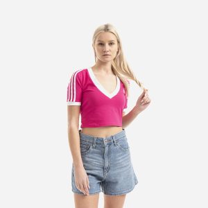 Adidas Originals Cropped Tee – Fucsia