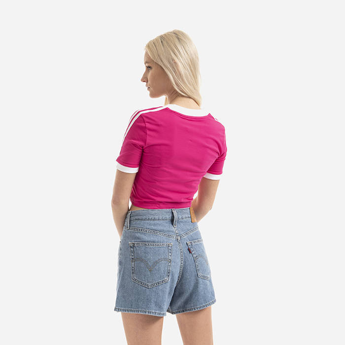 Adidas Originals Cropped Tee – Fucsia - immagine 3