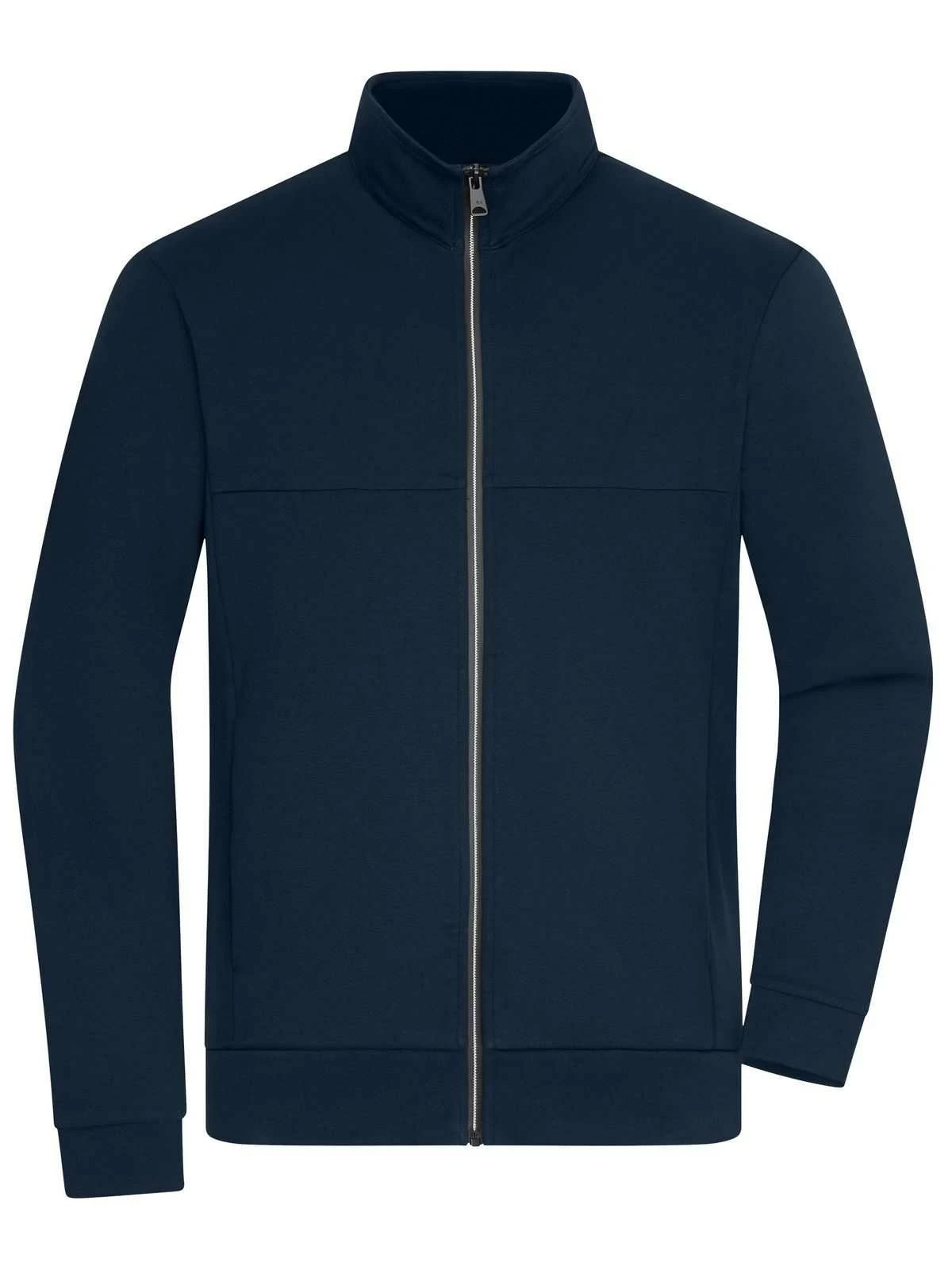 JN1318 Men’s Jacket James & Nicholson | Felpa Uomo | Zip Intera | 300gr/m2 | Elasticizzata - immagine 4